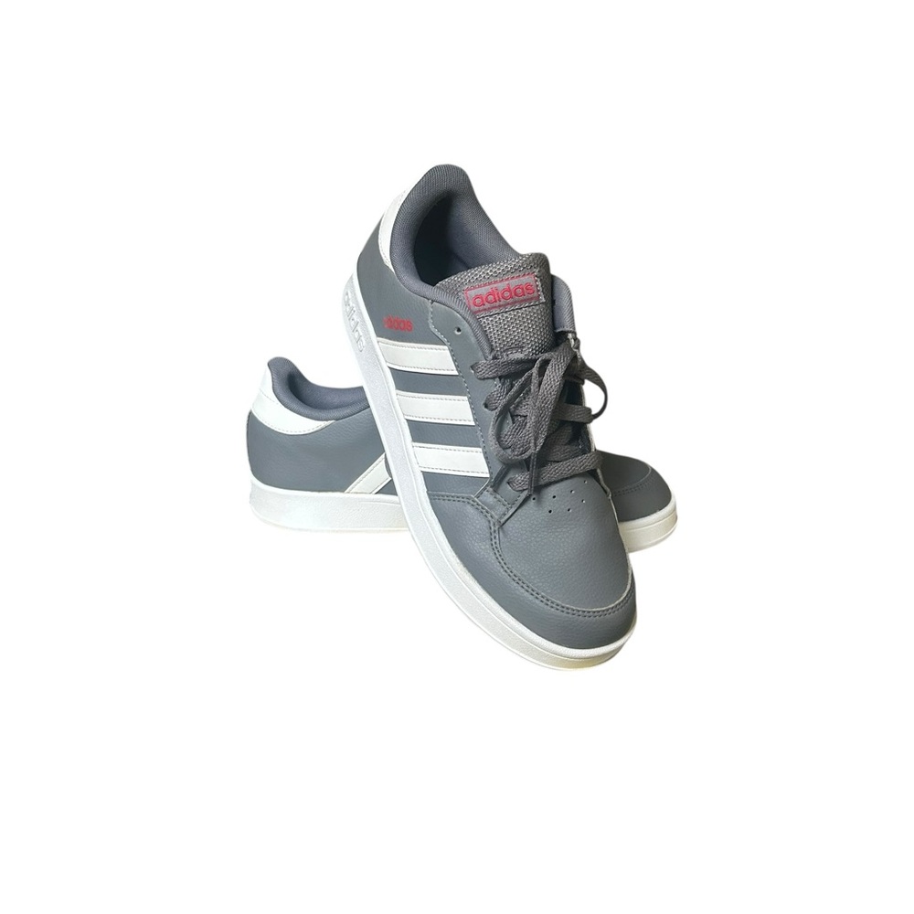 Adidas Gray and White Sneakers